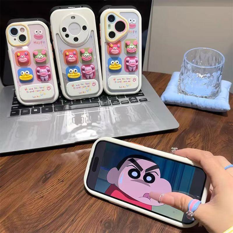 Силиконовый чехол-колбаса для Apple 16, милый кремовый, прозрачный, для iPhone 15 Pro, Xiaomi, Oppo, мобильного телефона, полноразмерный