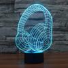 Супер Марио 3D Ночник с Сенсорным Управлением и Пультом для Декора Спальни