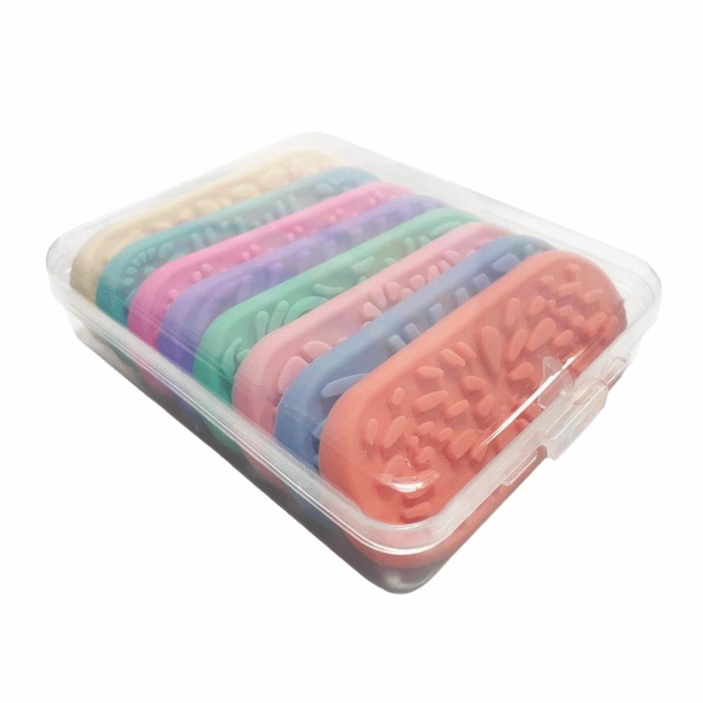Portable Size Sensory Stone Toy Soft Silicone Silicone Sensory Strip Office Workers