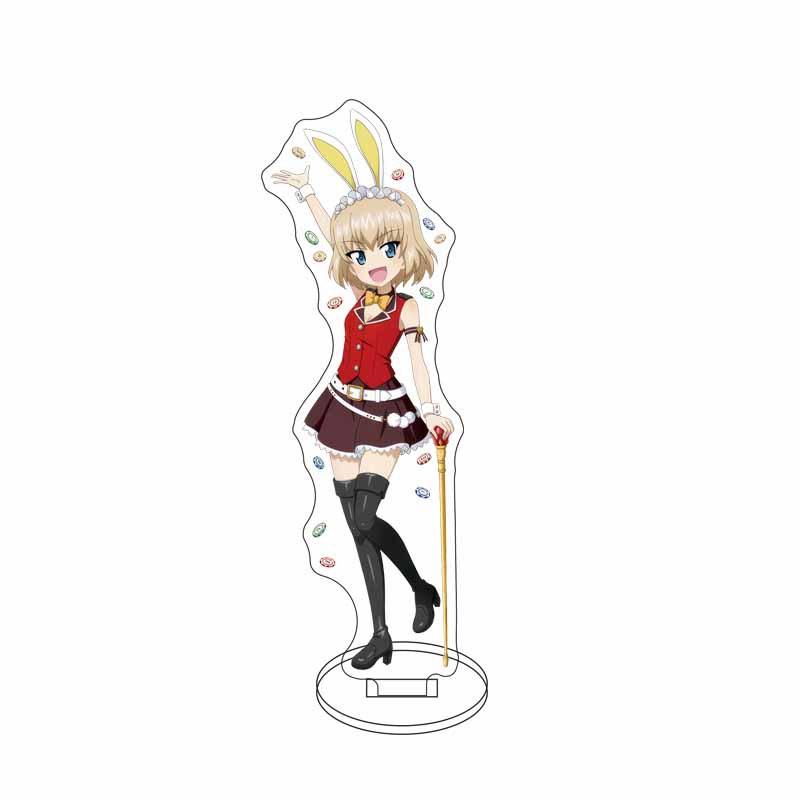 GIRLS und PANZER Нисидзуми Михо Исудзу Хана Акриловый стенд Модель-пластина Брелок Настольное украшение Подарок друзьям Фигурка Дисплей