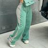 Y2k Patchwork Kundalik Keng Retro Sport Shimlar Moda Yuqori Bel Keng Oyoqli Shimlar Yangi Dizayn Streetwear Estetik Kiyimlar Ayollar