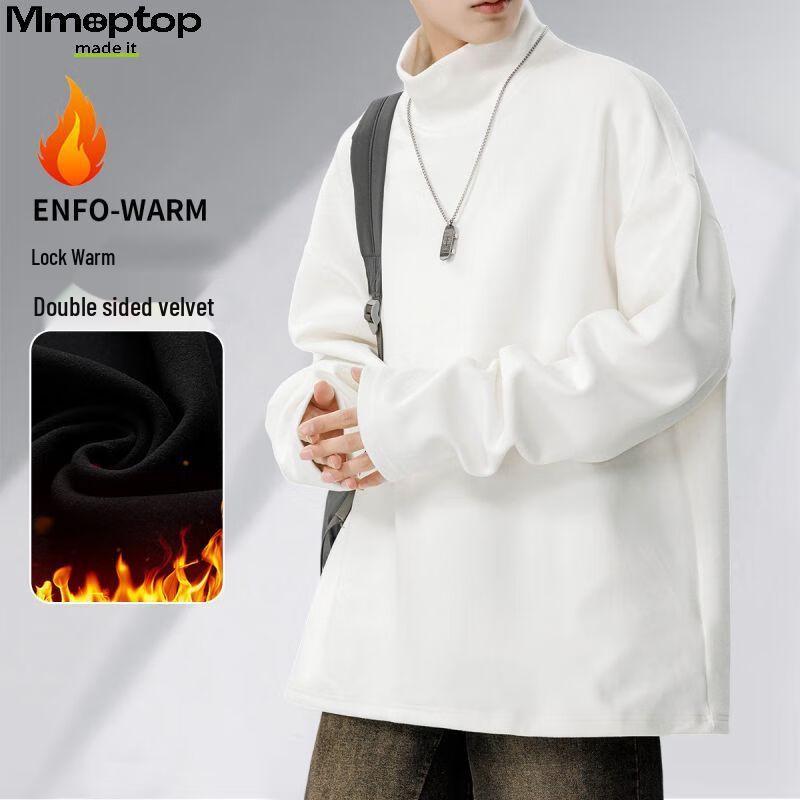 Мужской термо-топ с высоким воротником MMOPTOP из девелюра