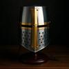 Medieval Templar Knight Helmet Larp Armour Helmet Battle Warrior Helmet Gift New