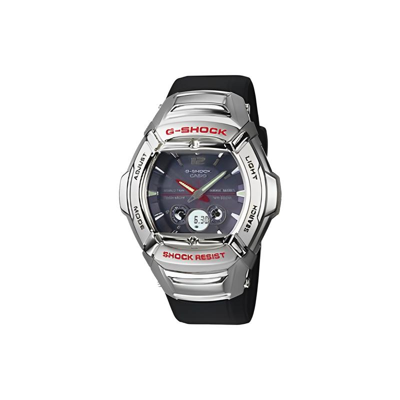 Casio G-SHOCK, водонепроницаемость 200 метров, кварцевый механизм на солнечной батарее, полимерный ремешок, японские и корейские часы, одинаковый стиль для мужчин и женщин, черный gw-1401-1av