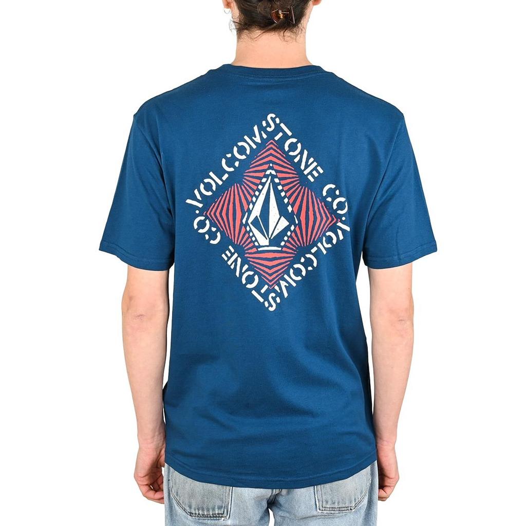 Volcom Obtical S/S T-Shirt - Cosmic Blue Unisex T-Shirt