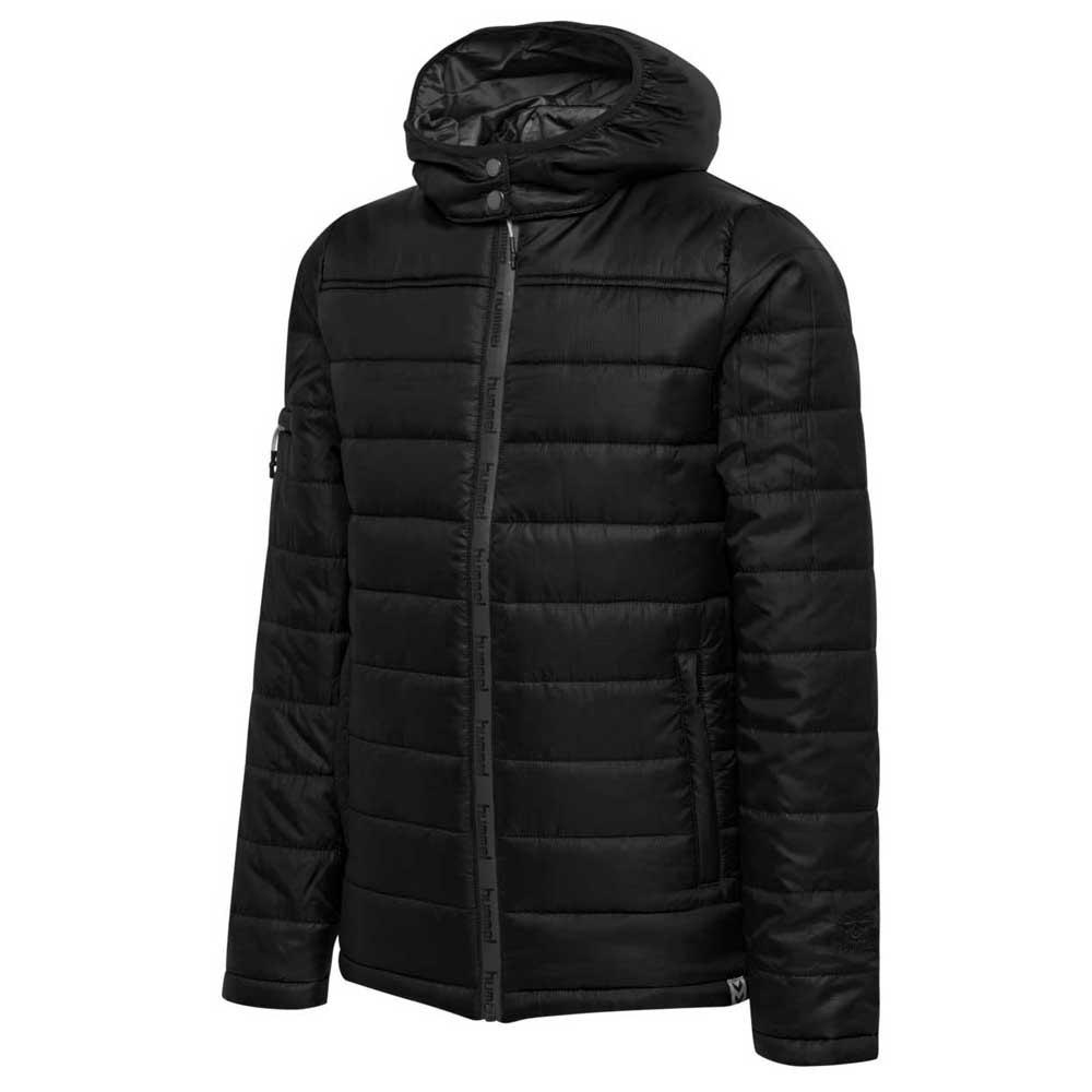 Hummel North Quilted Hood Windcheater 100% Polyester Black/asphalt