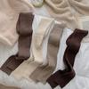 Чулки до бедра женские осенне-зимние толстые теплые гольфы шерстяные кашемировые термо длинные носки Чулки до бедра