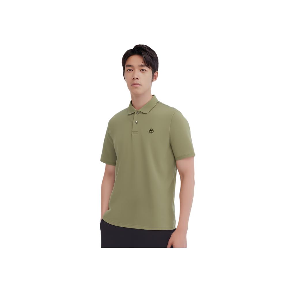 Timberland Рубашка поло с коротким рукавом Quick Dry Lightweight для мужчин, цвет Cassel-Green A66DU-590