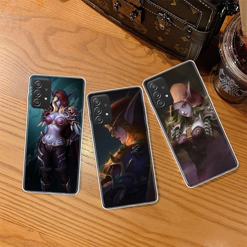 Чехол для телефона W-World Of W-Warcraft Эльф для Samsung A54 A57 A37 A17 A14 A15 A12 A24 A34 A55 A35 A25 A52S A07 A05S A04S A22 A32 A72