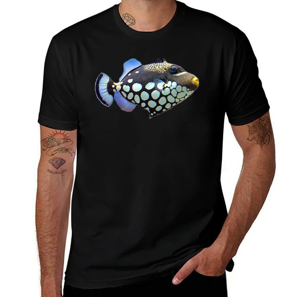 Clown Trigger Fish TShirt Simple Graphic Design TShirt