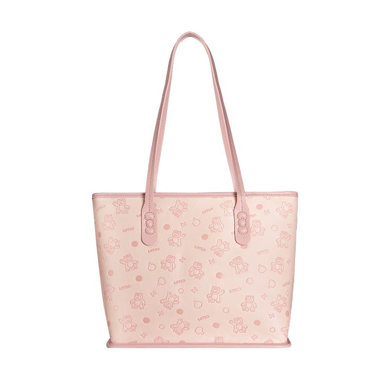 New Disney Synthetic Leather Tote Bag, Shoulder Bag Women's Pink BMK-72612