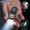 1/2 шт. Многофункциональный EDC брелок-фонарик, мини-фонарик с USB-зарядкой, рабочий фонарь COB, для кемпинга, прогулок, карманный фонарь