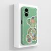 Чехол для Oppo Realme C67 C65 C63 C61 C25 C25S C25Y C30 C30S C31 C33 C35 C55 C51 C53 Ленивый кот Мягкий жидкий силиконовый защитный чехол для Oppo Capa