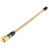 SMA Золотая Женская Гибкая Пружинная Антенна VHF для Радиостанции Kenwood Baofeng Puxing TYT Walkie Talkie