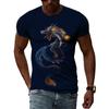 Summer Fashion Chinese Dragon Men T-shirts 3D Trend Casual Personality Cool Style Printing Tees Hip Hop O-neck Short Sleeve Tops