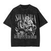 Shakira Las Mujeres Ya No Lloran World Tour  T Shirt Hip Hop Washed Short Sleeve Harajuku T-Shirts  Retro for Men Women Shirt
