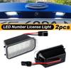 2 шт. подсветка номерного знака для Ford KUGA S MAX MONDEO MK4 MK5 MK2 FIESTA 2008-2019 FOCUS ABS пластик 12 В светодиодный сигнальный светильник с номером