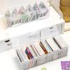 New Transparent Plastic Storage Box Photocards Small Card Storage Box Desk Organizer Box Classification Box Stationery