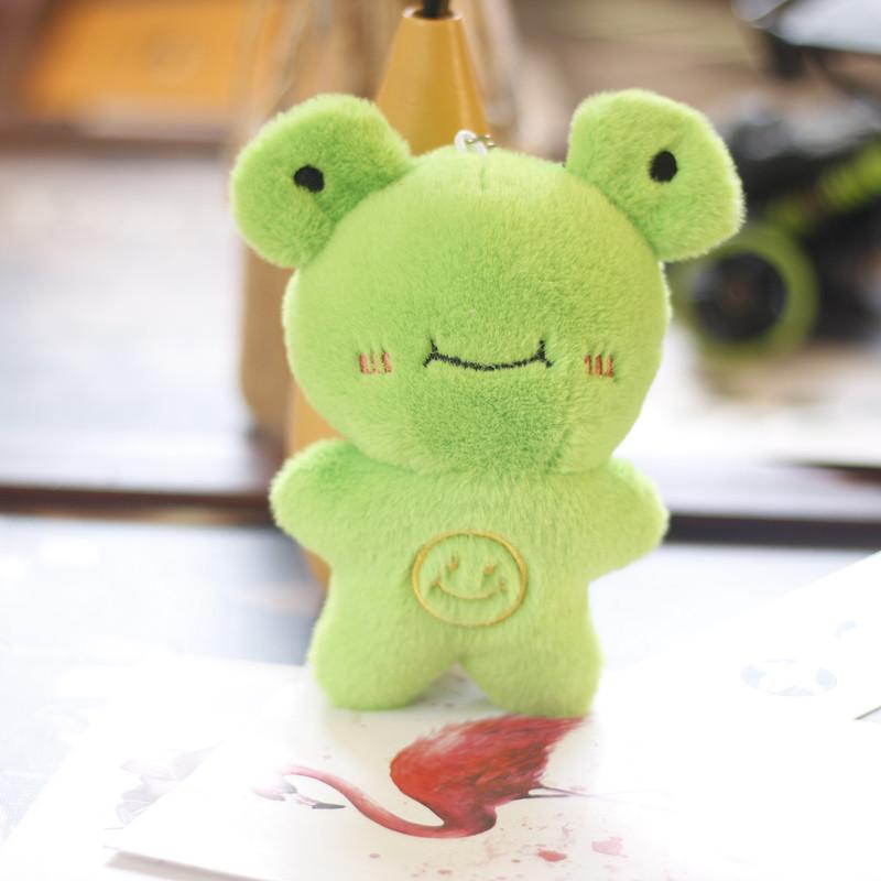 Милая маленькая лягушка подвеска плюшевая игрушка маленькая желтая кукла цыпленок свинья сумка подвесная маленькая кукла панда
