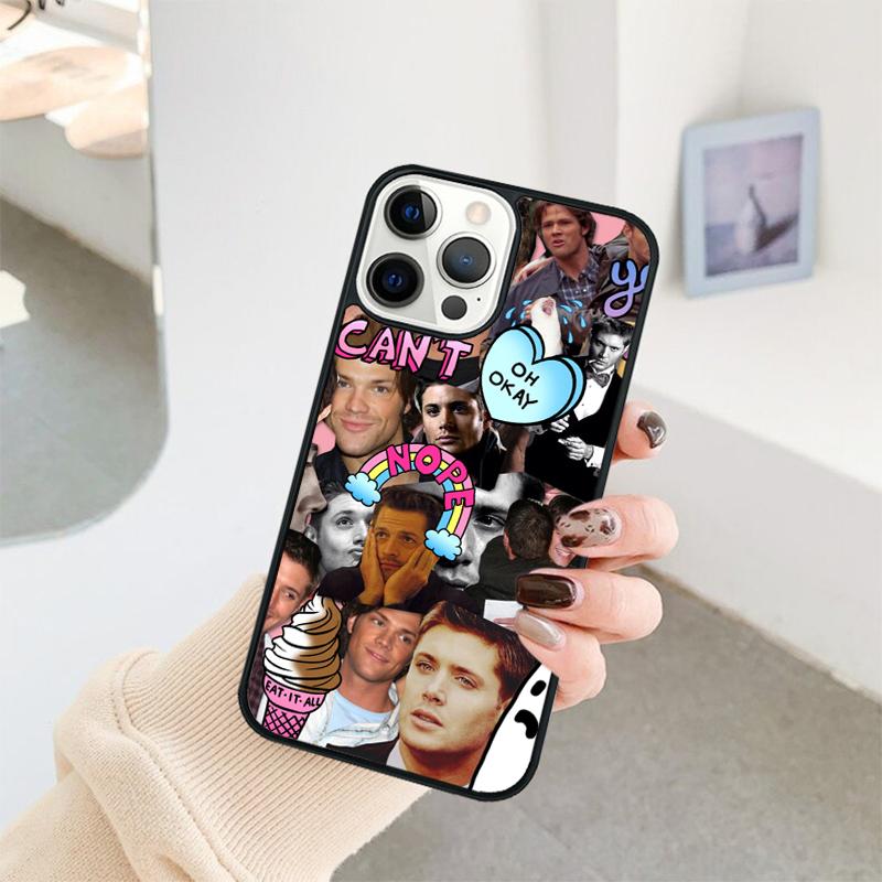 Supernatural Collage Phone Case For iPhone 17 Air 16 15 14 11 12 13 Pro MAX Plus coque Cover Shell