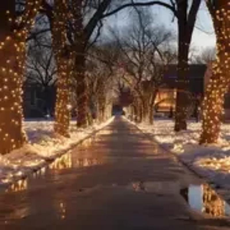 Светодиодная солнечная гирлянда 8 функций уличная водонепроницаемая для газона звездное небо Рождественское украшение для сада двора атмосферные огни