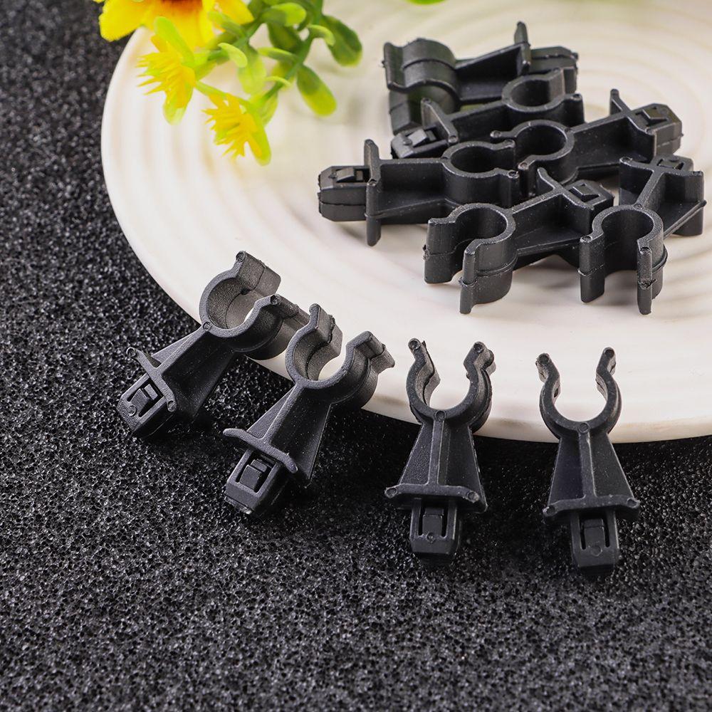 10pcs Practical Car Parts Holder Hood Bonnet Support Clip Black Retainer Prod Rod Clamp 65722EB300