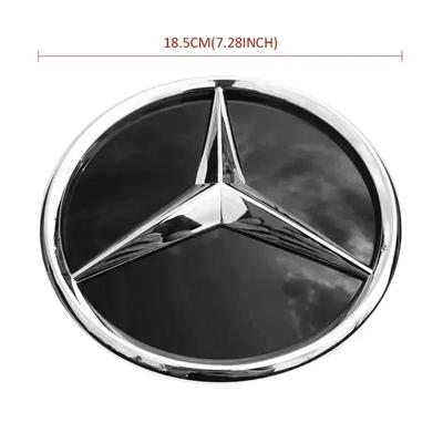 Автомобильная наклейка для Mercedes Benz Звезда на передней решетке значок логотип зеркало дно 3D ABS логотип для Mercedes-Benz для Mercedes-Benz W17
