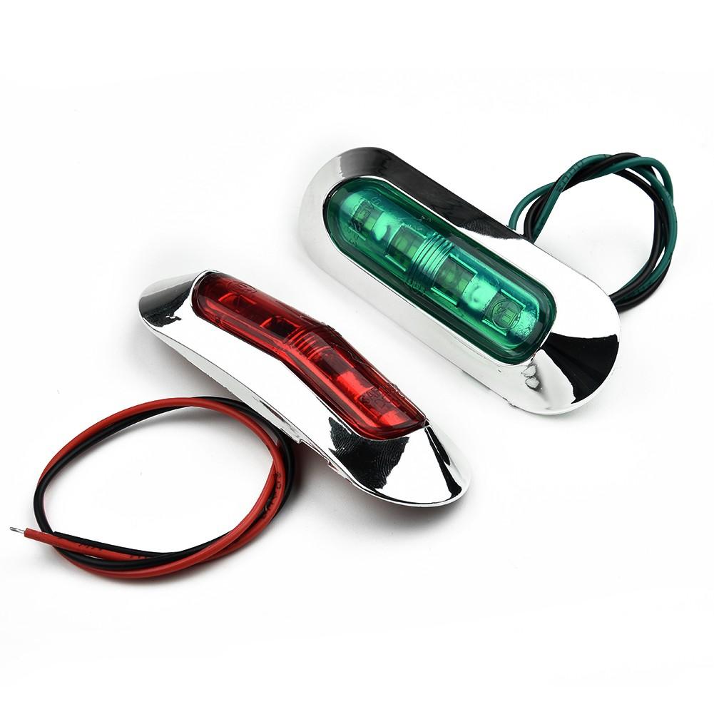 Boat Lights Navigation LED Navigation LED Boat Lights 2 W 2 Wires Connection Piranha Lamp Sealed Waterproof DC 12V-24V