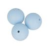 Round Silicone Beads - ARTEMIO - 15 Mm - Pastel Blue - Pack of 3 - Mixed