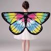 Halloween Cape Realistic Looking Vibrant Color Breathable Ultra-Light Easy-wearing Dress Up Chiffon Halloween Butterfly Wings Toddler Cosplay Costume