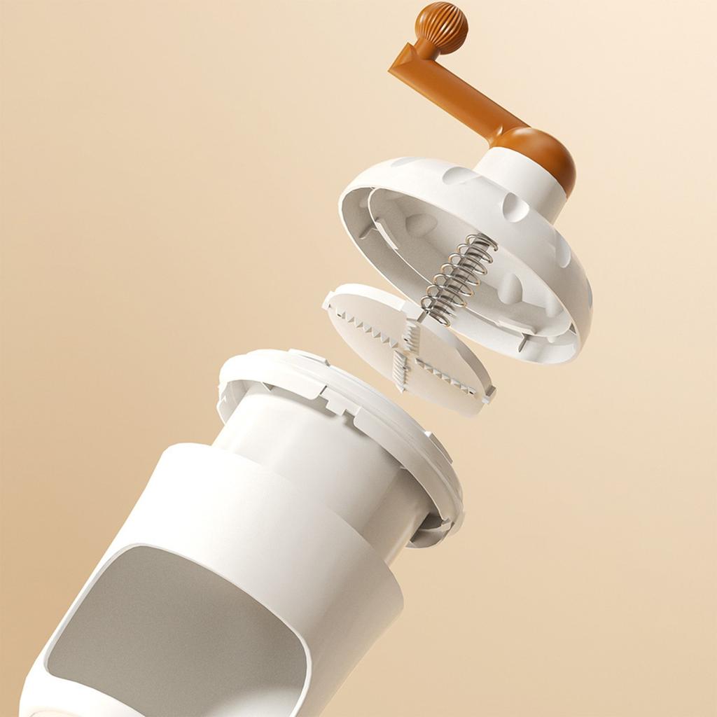 Ручная льдорезка, портативная снегогенератор с отделением для льда, небольшая ручная машина для приготовления смузи с рукояткой, измельчитель снежного льда для пикников на открытом воздухе