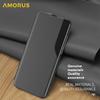 AMORUS For iPhone 17 Case Folio Flip Stand PU Leather Phone Cover