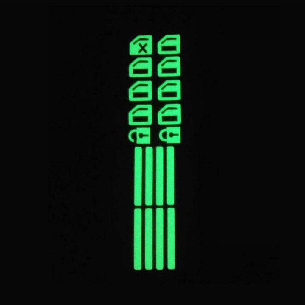 Car Luminous Button Sticker, Luminescent Sticker, Night Marker, High Visibility at Night, Luminescent Tape,