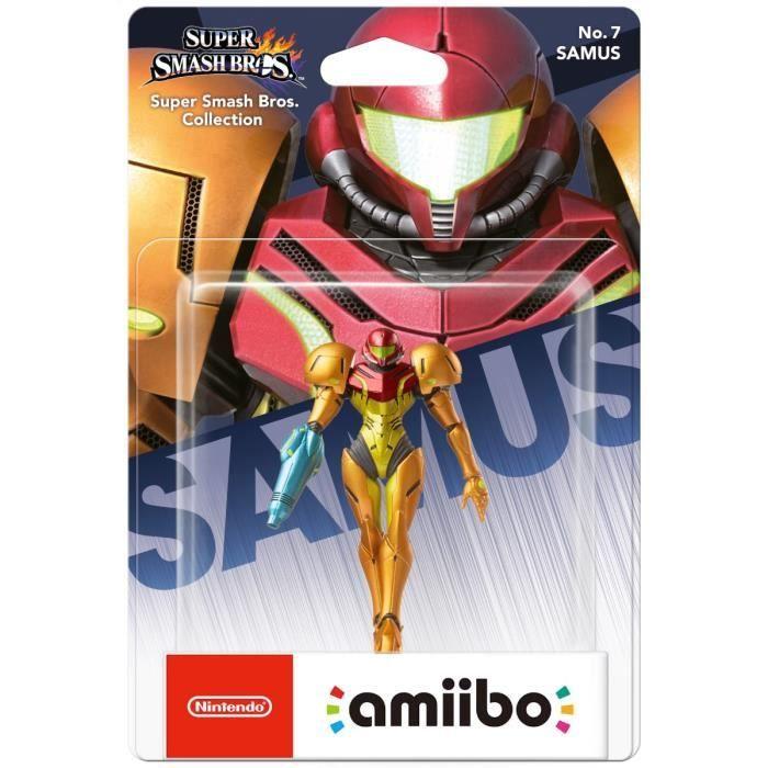 Figurine Amiibo - Samus N°07 • Collection Super Smash Bros.