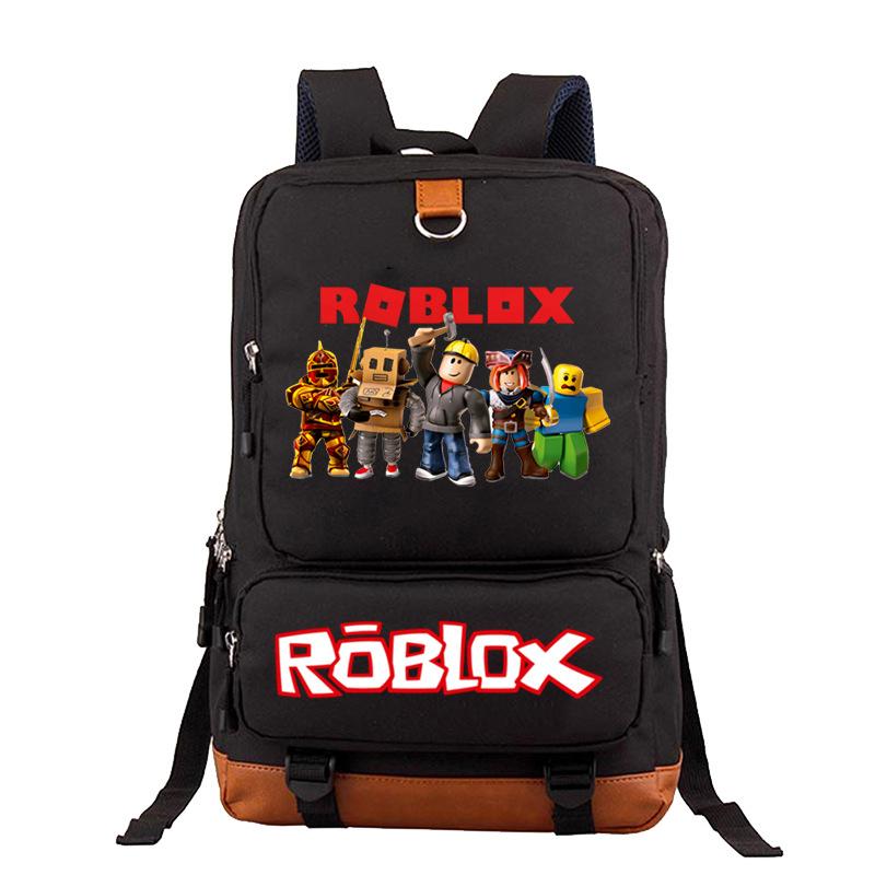 Game Merchandise Personalized Print Cartoon Backpack Virtual World Roblox Student Fashion Bag