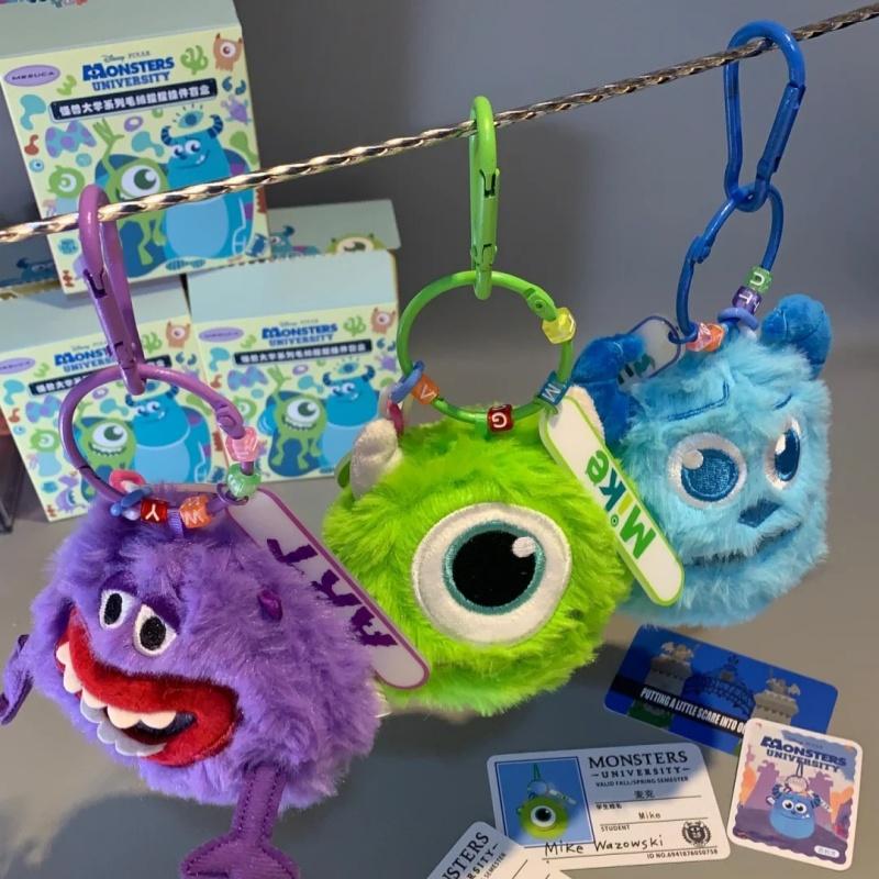 Pixar Monster University Plush Pinch Pendant Plush Toy Pendant backpack Couple Doll Toy Gifts