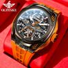 Watch Silicone Hollow Movement Waterproof Mechanical Watch Men's Watch