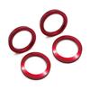 ASATERU Hub Centric Rings (HUB CENTRIC RING), 73/64mm, Set of 4, Proof Aluminum