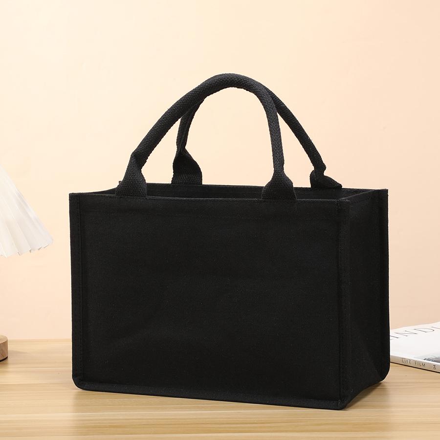 Handbag - Thick and sturdy three-dimensional canvas bag - Waterproof canvas gift tote bag