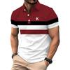 Logo Print Men Summer Short Sleeve Fashion Casual Polo Shirt Men Slim Fit Golf Polo Shirt .