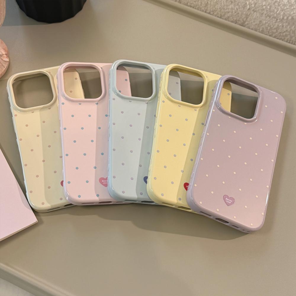 Подходит для Apple IPhone 16, IPhone 17, Color Blocking, Минималистичный горошек, IPhone 15 Pro Max, IPhone 14 Полное покрытие и IPhone 13 Свежий стиль