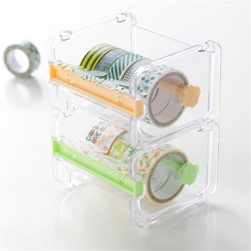 Настольный диспенсер для ленты, резак для ленты, диспенсер для ленты Washi, держатель рулонной ленты