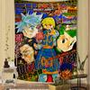 Аниме HUNTER x HUNTER Гон Золдик Хисока DIY Настенный гобелен для гостиной Дома Общежития Декор Настенное искусство Декор