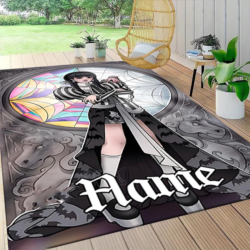 Custom Name Starlit Fashion Journey Carpet Rug Customizable Soft Washable Anti-Slip Home Living Room Sofa Mats Personalized Rug. 0909120