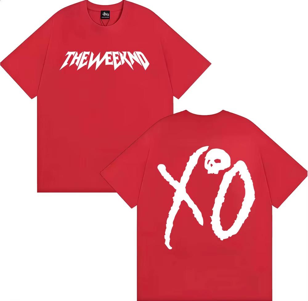 The Weeknd XO After Hours Til Dawn Принт Мерч 2026 Футболка Хлопок Унисекс Одежда Женская Летняя Футболка Y2k Повседневная Футболка для Фанатов