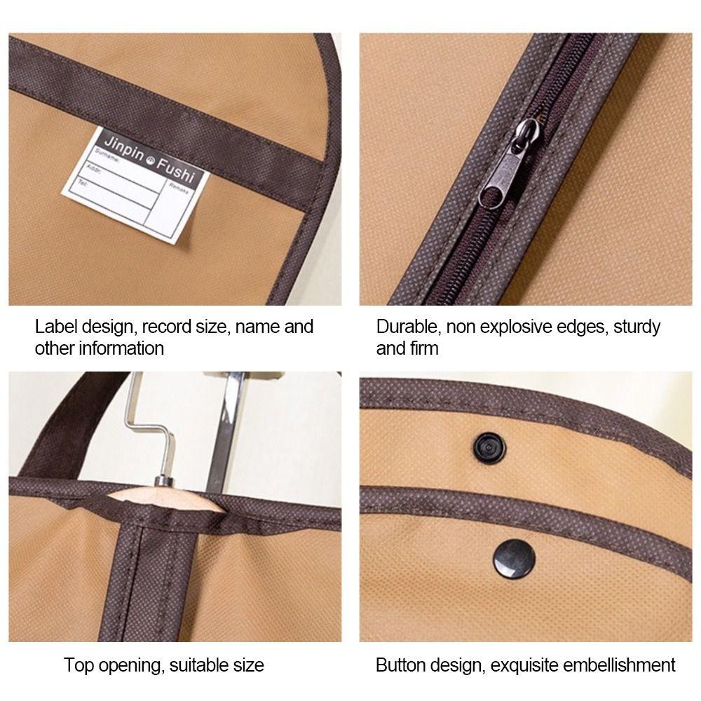Foldable Garment Bag Non-woven Clothing Dustproof Cover New Suit Storage Bag