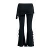 Spiral Direct Womens/Ladies Plain Micro Skirt Bootcut Leggings