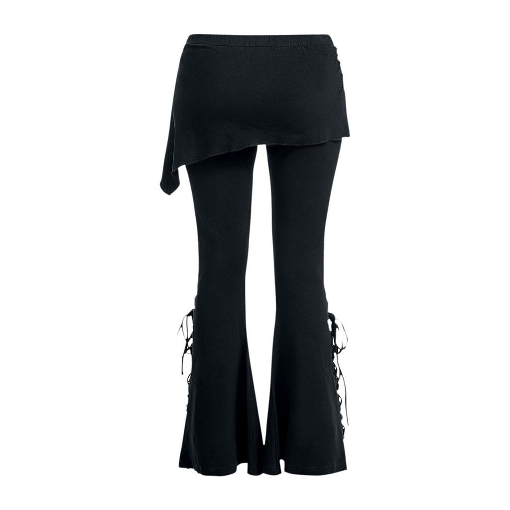 Spiral Direct Womens/Ladies Plain Micro Skirt Bootcut Leggings