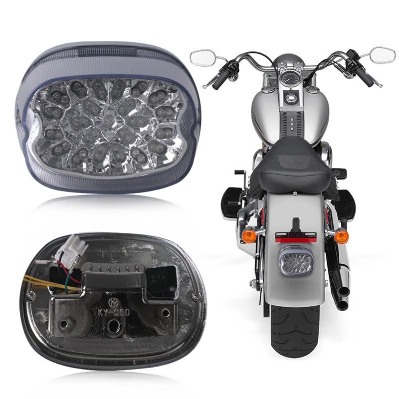 Motorcycle Tail Light LED Rear Lamp Taillight Brake Stop Turn Signals for Harley-Davidson Sportster Softail Dyna Lay Down Super