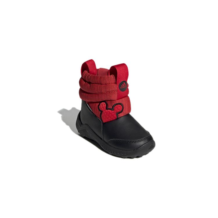 Disney x Adidas Коллаборация Disney Снежный Микки I Термо Высокие Детские Кроссовки Черно-Красные Для Младенцев и Малышей G27540